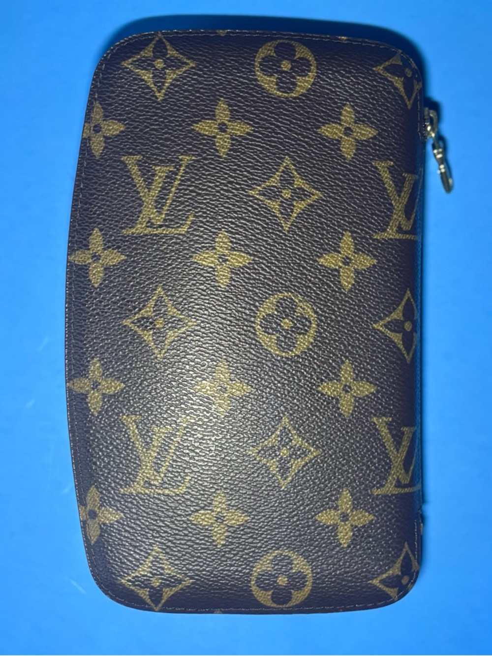 💯 Authentic Louis Vuitton Geode Monogram Organizer Zippy Wallet Fits Passport - Picture 3 of 9